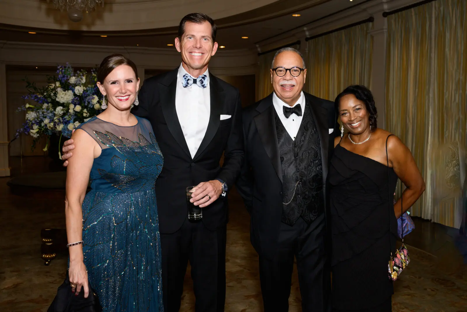 Meghan & Ben Westcott, Willis T. Wilson, Jr. & Vicki Wilson at 'An Evening for Rice's Honour'