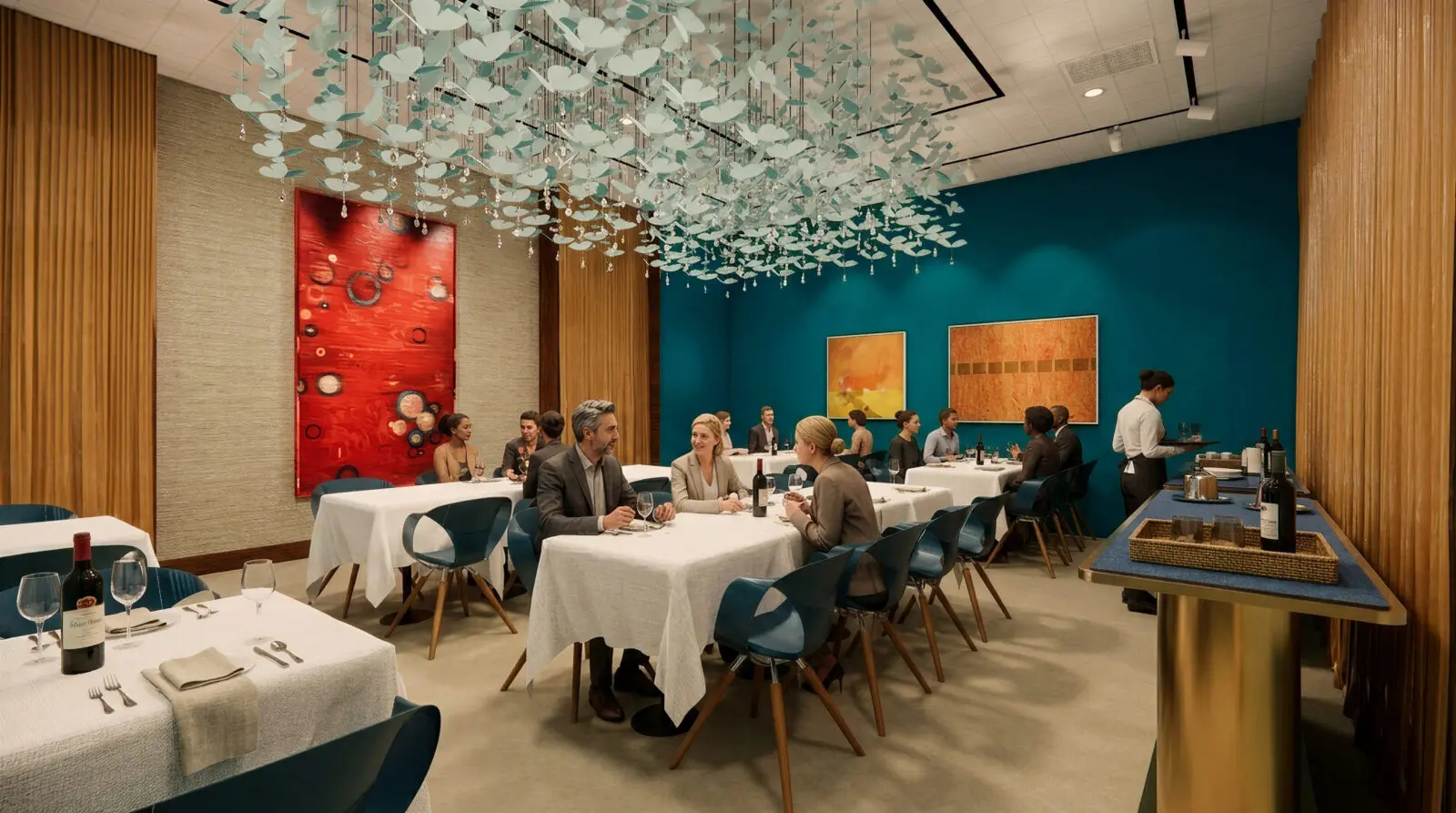 NM Café, on the third floor of Neiman Marcus NorthPark, will be transformed into the new The Zodiac Room. (Renderings credit: Neiman Marcus and Arcadis Inc.)