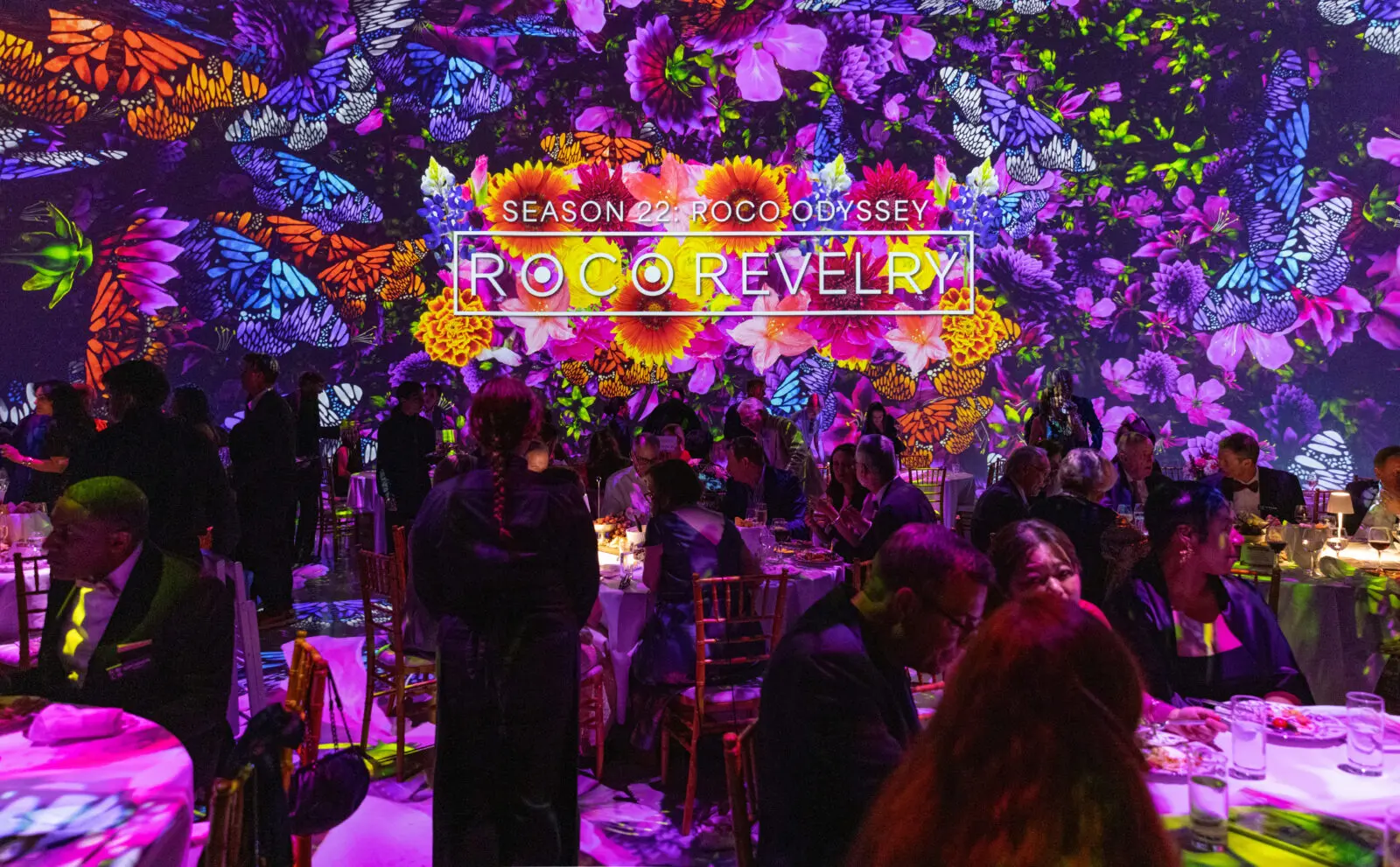 ROCO Revelry in full  swing amid stunning projections at ARTECHOUSE (Photo by Alida Bonifaz)