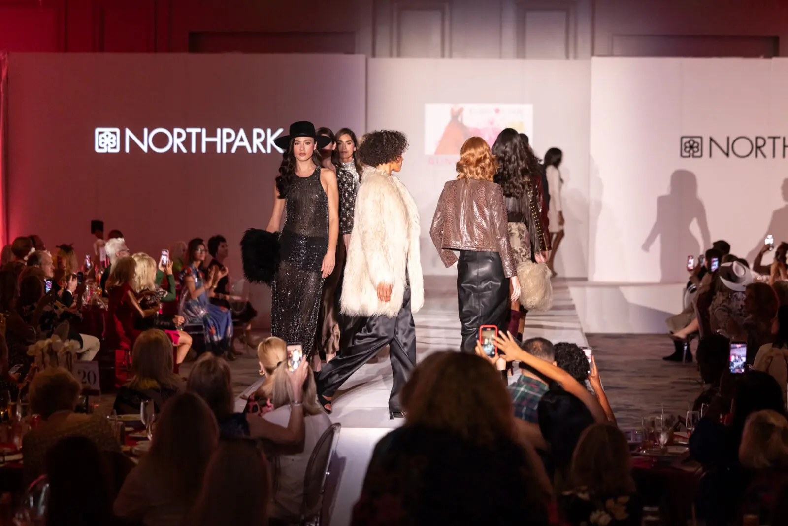 Fashions from NorthPark Center in the fashion show produced by Robyn Chauvin (Photo by Thomas Garza and Rob Wythe/Wythe Portrait Studio)