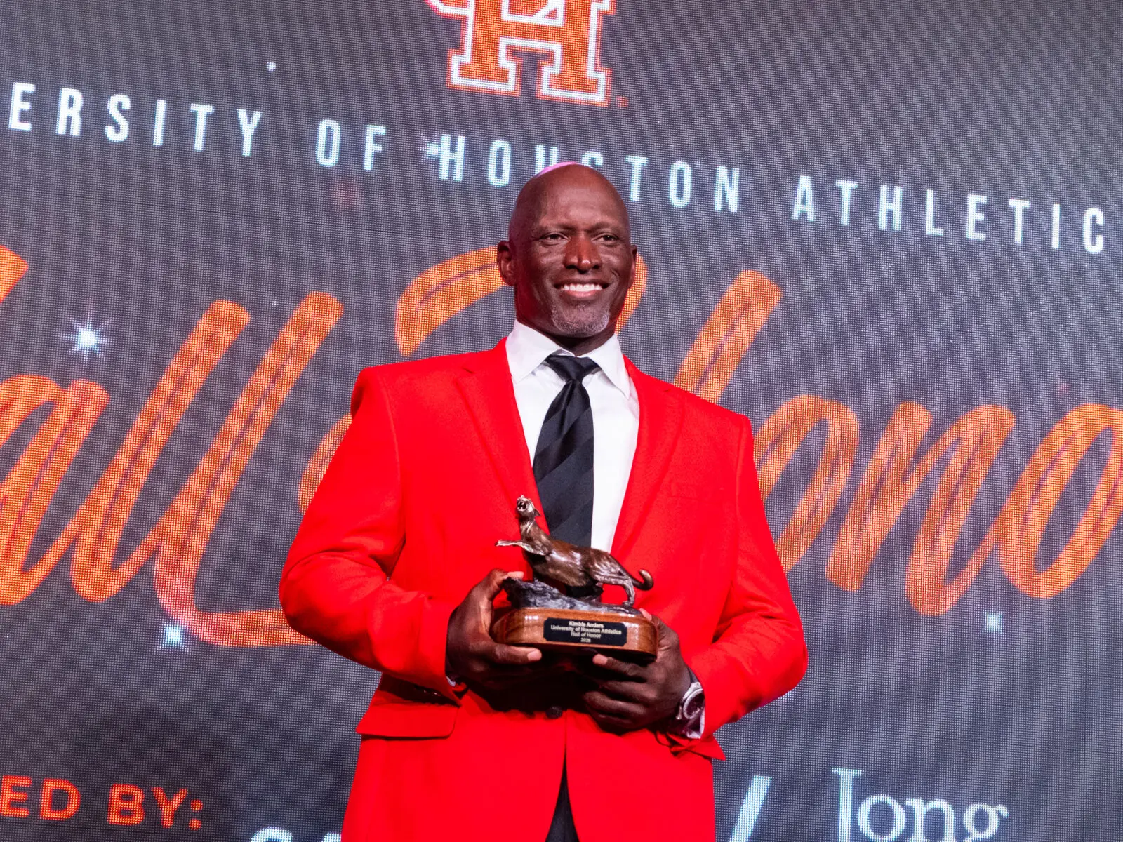 University of Houston football standout Kimble Anders treasured his induction into the school's Hall of Honor. (Photo by F. Carter Smith)