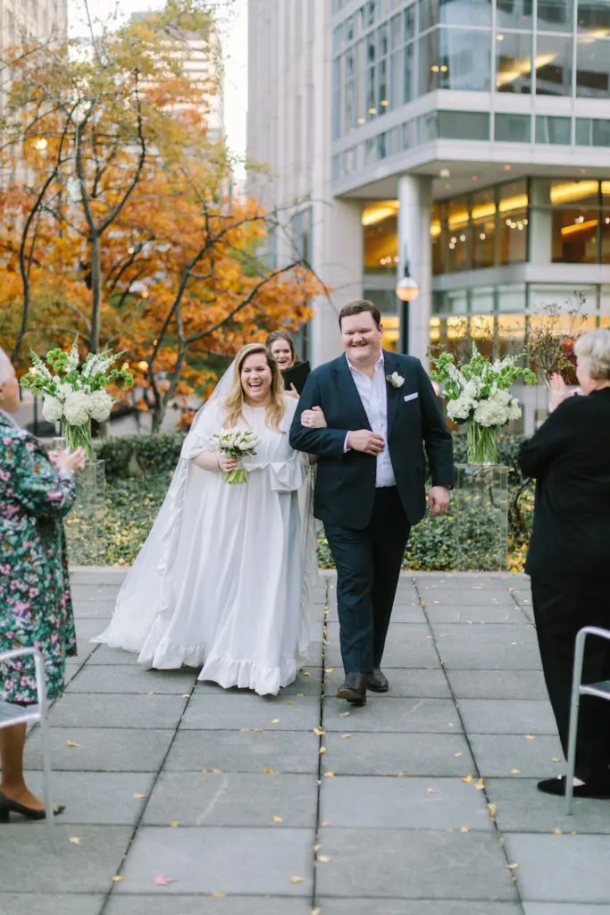 Georgie Ferrell and Tom Miller’s Museum Micro Wedding Full Of Special Moments