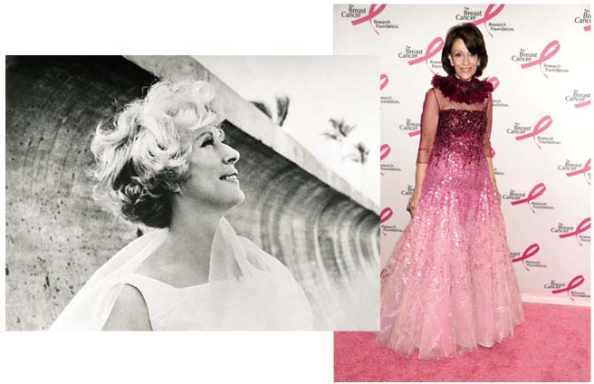 Photo of Estée Lauder © Victor Skrebneski; Photo of Evelyn H. Lauder by Rob Rich