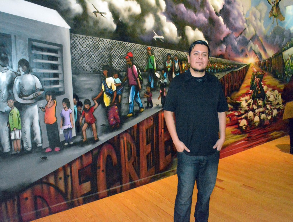  The Station's "Degrees of Separation," begins with two in-your-face murals by Empire.