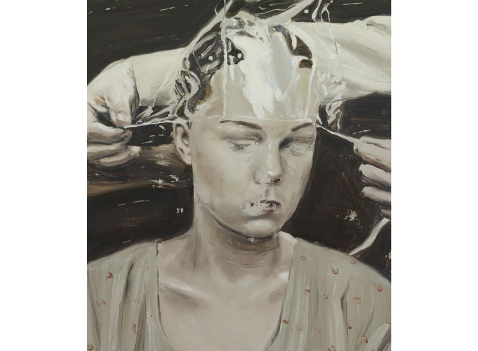 Michaël Borremans' "The Preservation," 2001. Private Collection. Courtesy Zeno X Gallery, Antwerp. © Photographer Peter Cox. 