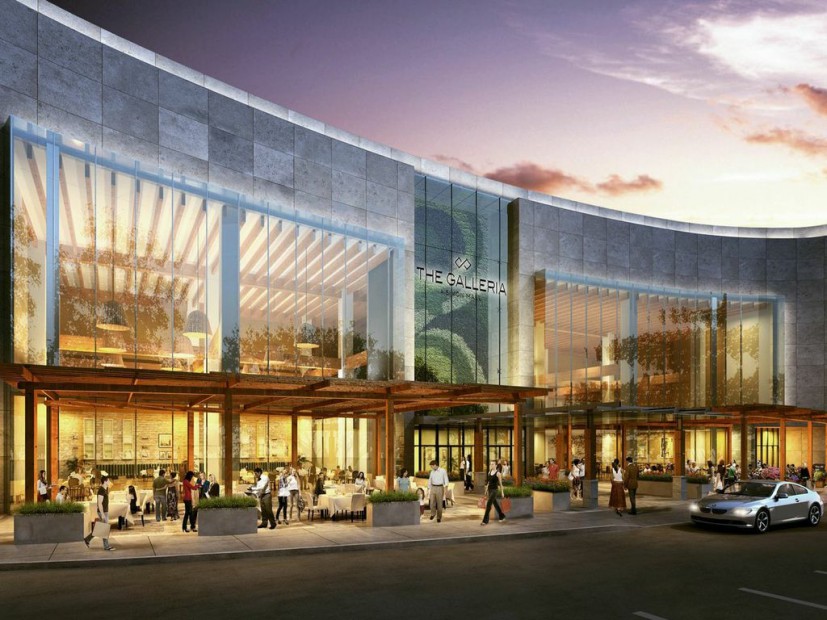 A rendering of The Galleria's new luxury wing which will house newcomers Céline, La Perla and Tod's among others.