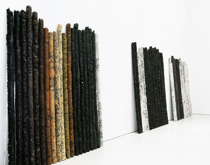 Helmut Lang's exhibition at Sperone Westwater marks his first Manhattan gallery solo.