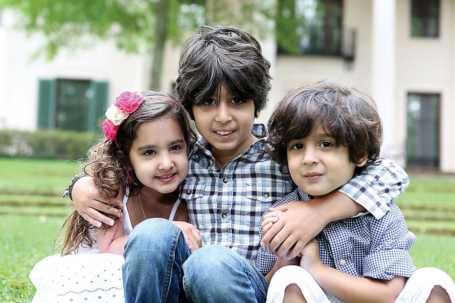 2013 Bayou Bend Children’s Party: Darya Davoudi, Teymour Davoudi, Cyrus Davoudi.