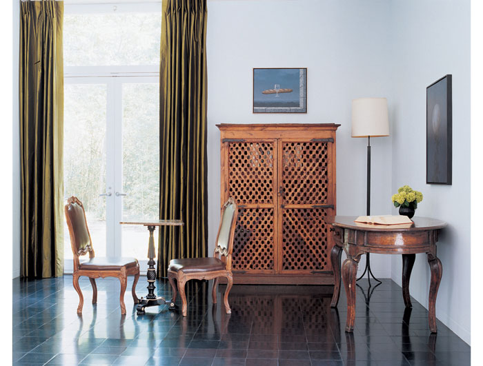 The Magritte room, formerly Dominique de Menil's bedroom
