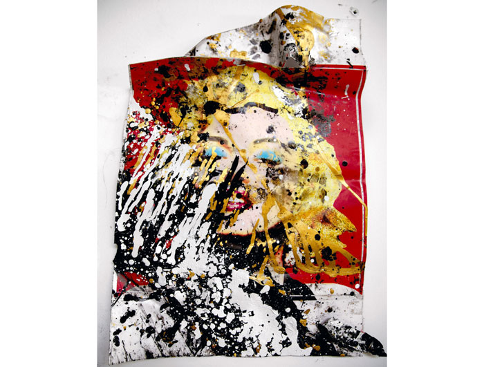 "Marilyn," 2015, signals a slightly new direction. 