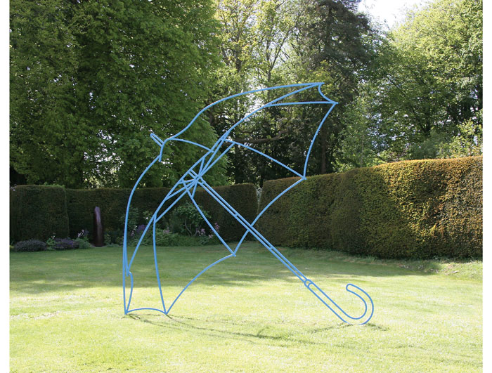 Michael Craig-Martin’s 'Umbrella (Blue),' 2011