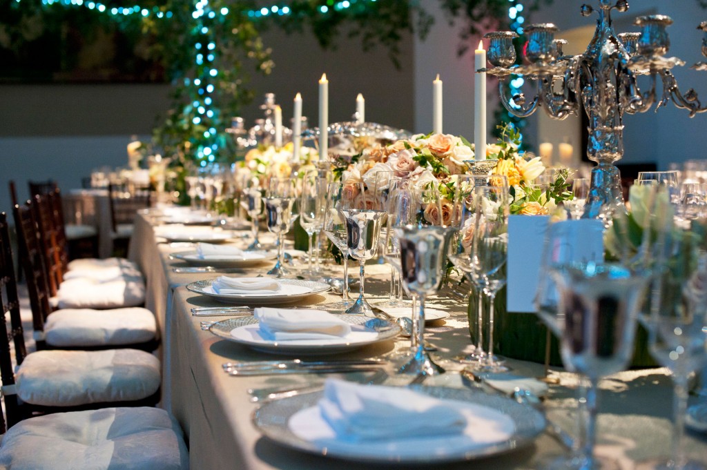 Tablescape at the Silver Supper 