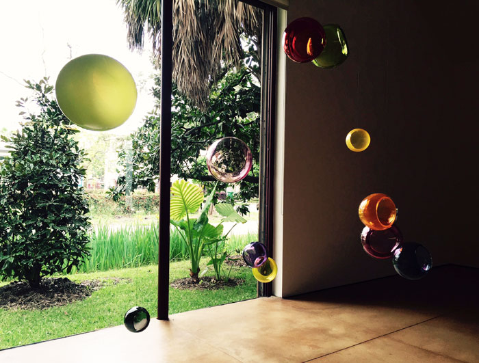 Michael Petry's installation, "AT the Core of the Algorithm," 2014, makes its American debut at Hiram Butler Gallery.