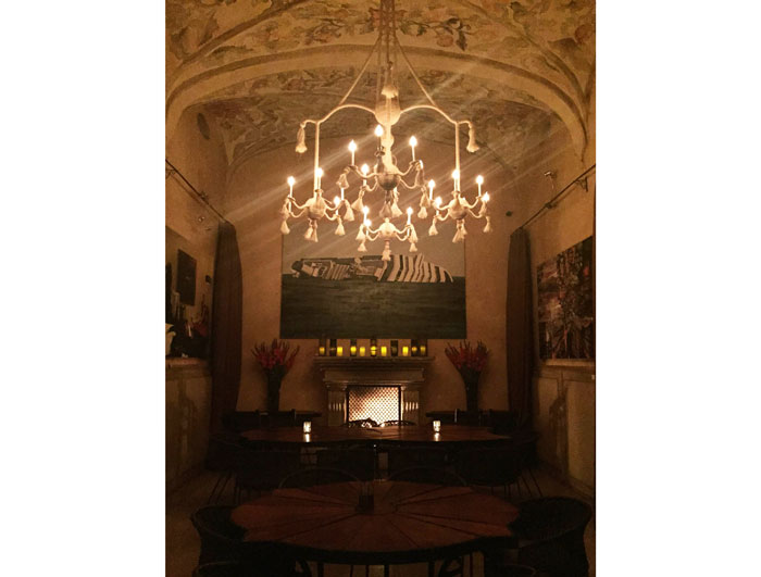 The main dining room at The Restaurant.