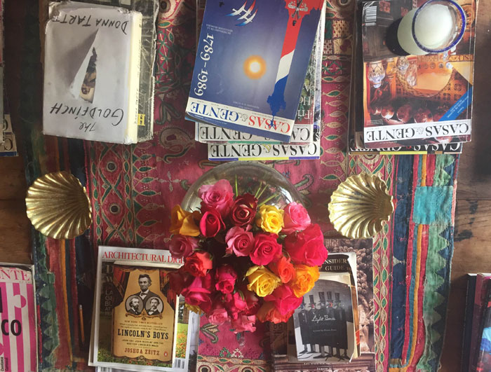 Coffee table perfection at Casa Hyder.