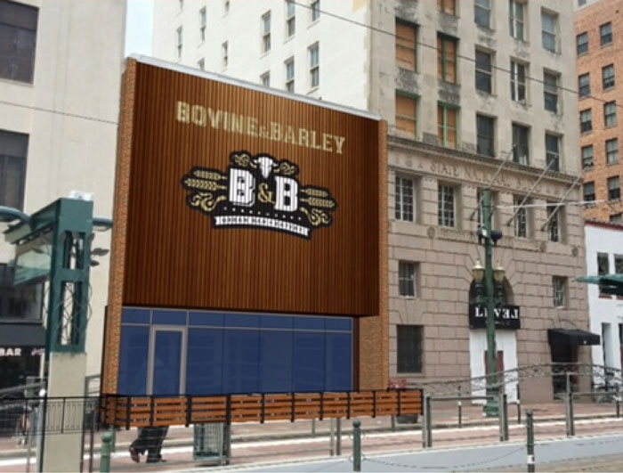 Exterior of Bovine & Barley 