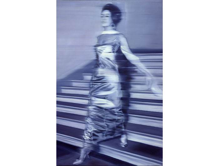 Gerhard Richter’s “Woman Descending the Staircase (Frau die Treppe Herabgehend),”
1965, places the major post-war German painter within the movement. Collection The Art Institute of Chicago. © Gerhard Richter.