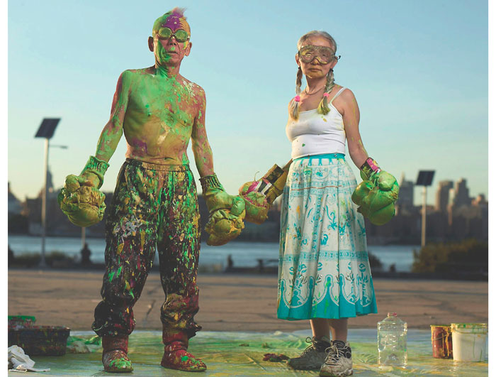 Ushio and Noriko Shinohara star in the 2013 Oscar-nominated documentary — to be screened at the Deborah Colton Gallery exhibition — "Cutie and the Boxer." 