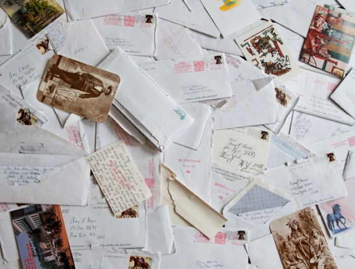 The artist's trove of letters from pen-pal prisoners, whom she closely bonded with.