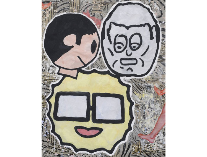 In "The Rules and the Jars," 2015, Baechler shows himself to be a master of collage and adept at employing a concise codex of images. 