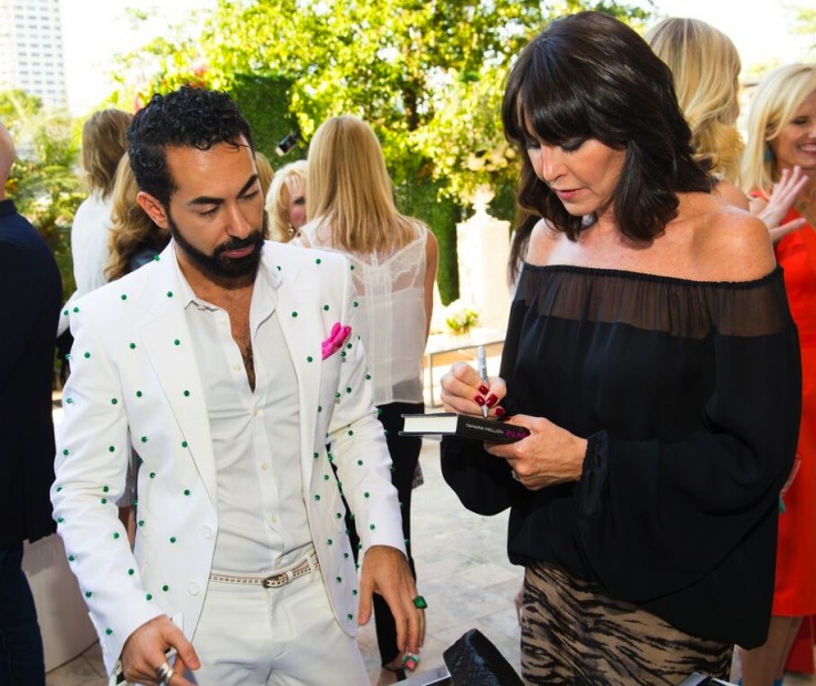 Tamara Mellon and Tootsies creative fashion director Fady Armanious