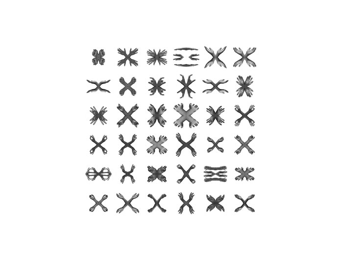 San Antonio-based Ansen Seale is one of the most inventive photographers around. In the group view "Transmission," he creates a minimalist statement with the image "Hand Jive," 2013, comprised of hand gestures dissolving into abstraction.  
