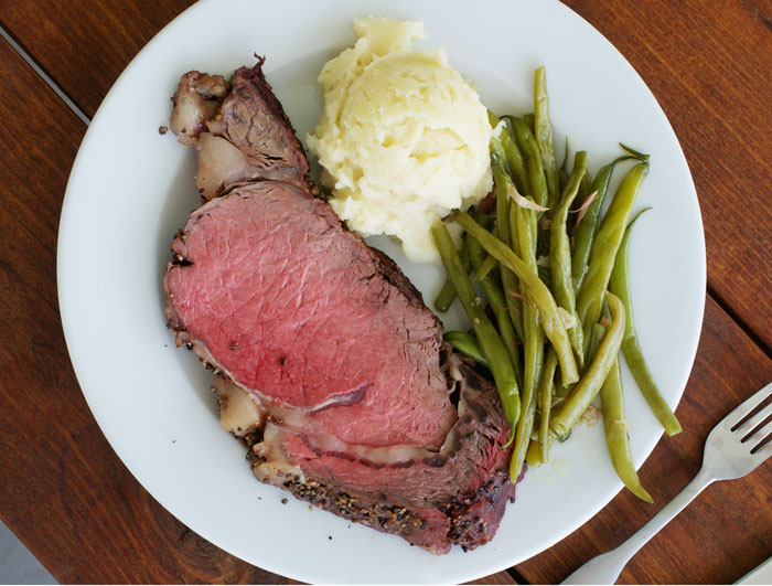 Prime rib special at Killen's Barbecue. Photo courtesy Kimberly Park. 