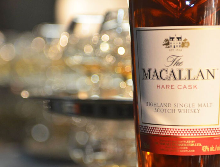 Macallan Scotch Whiskey at Reserve 101. 