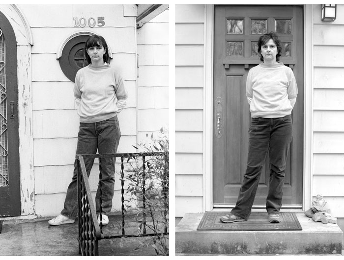 Nancy Floyd's "Enactment, Same Shirt (on right)," 1983/2012, serves up an unflinching portrait of aging as the Atlanta-based artist turns her lens on herself. This work is part of her ongoing 30-plus-years series and will be the basis for a second book, "Weathering Time."