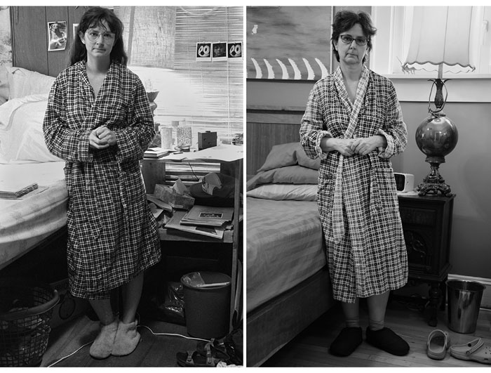 Another work by Nancy Floyd, "My Brother's Robe," 1982/2012, documents her own life, time, memory and aging in intervals 30 years apart. It's included in the eloquently curated "Everything is Ordinary" (through August 9 at Blue Star).