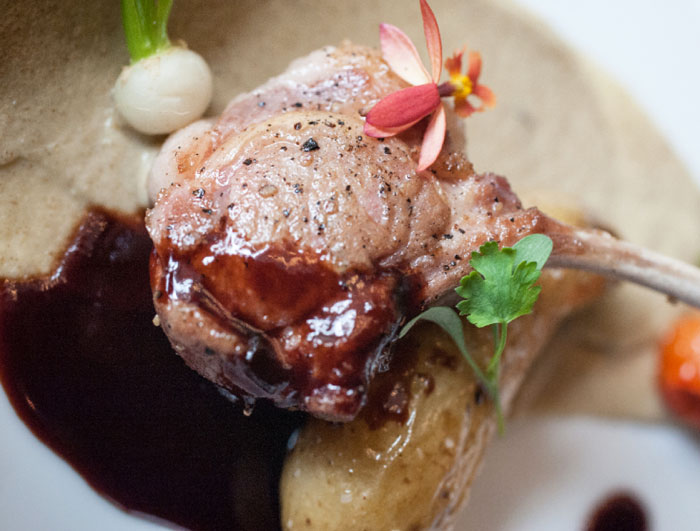 Pork chops at Radio Milano. One of the protein options on their special Father's Day brunch menu. 