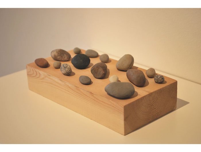 These are not ordinary rocks, but recreations of rocks by internationally exhibited Kentucky artist Cynthia Gregory. The work, "Museum of Stones," 2012, is included in Gregory's solo installation, "Of Reference, Of Departure, Of Origin," which possesses a subtle American 19th-century literary vibe.   