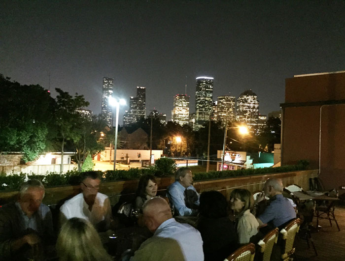 Downtown view from B&B's rooftop patio