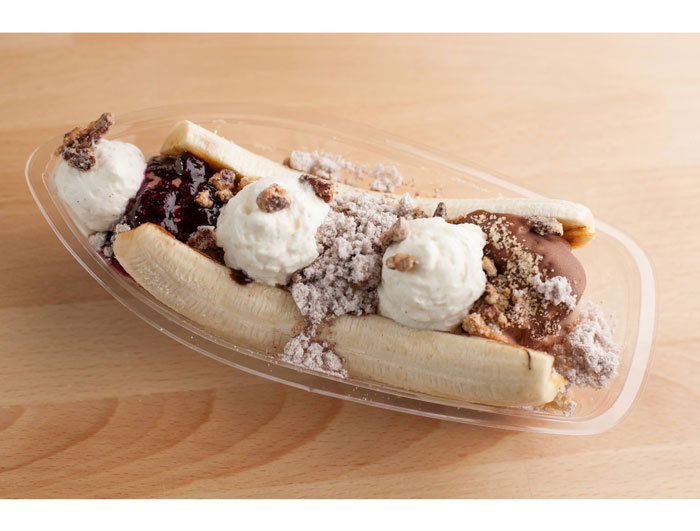 Banana split at Cloud10 Creamery. Photo courtesy Cloud10's Facebook Page.  