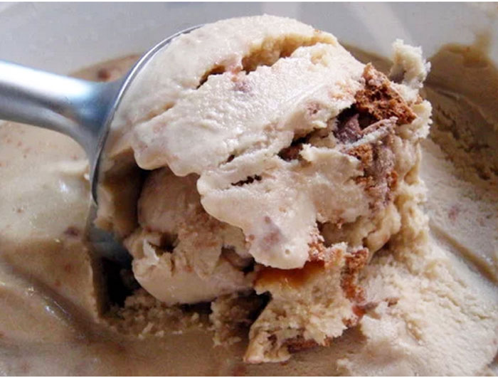 Butter pecan ice cream at Hank's 