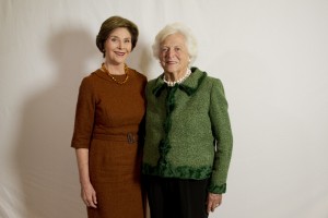 First Ladies: Laura Bush will help mother-in-law Barbara celebrate her 90th today.
