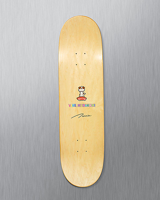 The Murakami logo on top of the deck.