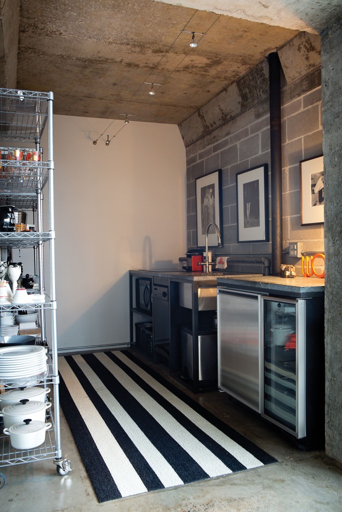 Hill's comfortable kitchen