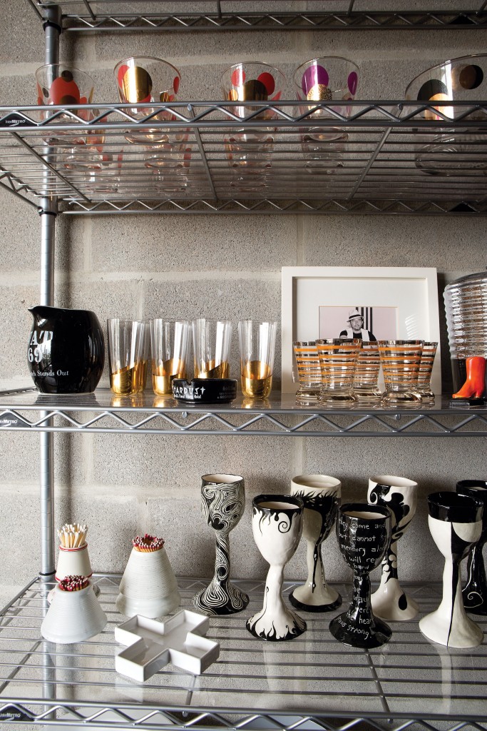 Detail of some pieces of Hill's collection.