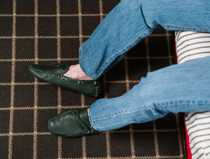 Another pair of more casual leather drivers