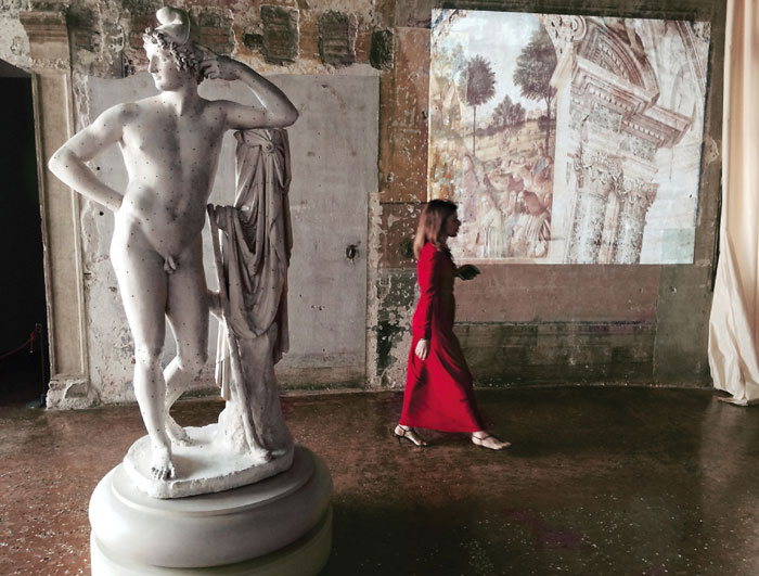 Axel Vervoordt’s "Proportio" installation, Palazzo Fortuny.