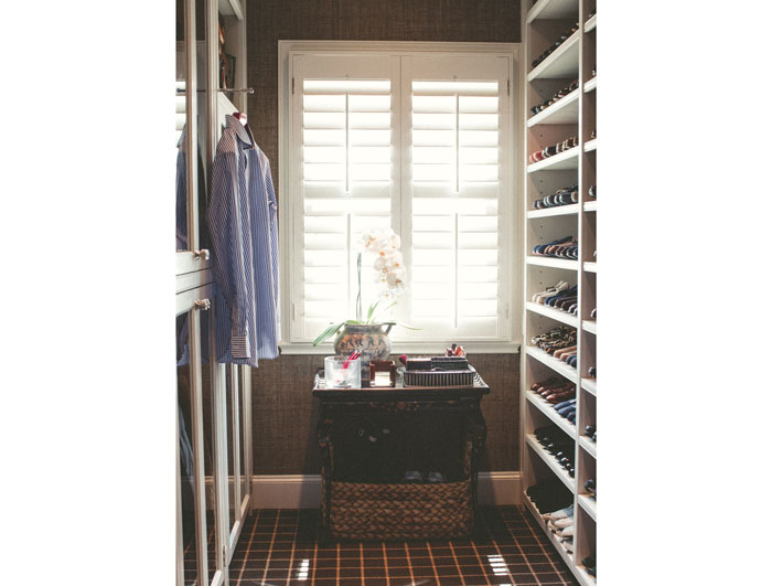 Another view of Powers' closet