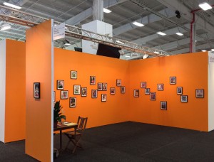 Proyectos Ultravioleta’s NADA booth displayed Elisabeth Wild’s unexpected constructivist collages.