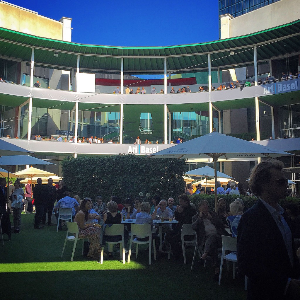 Good times were rolling in the Art Basel Courtyard | Basel, Switzerland.