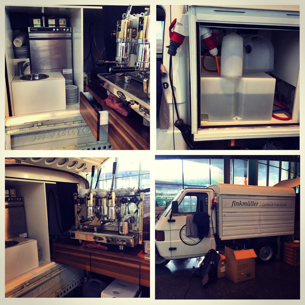 Quick stop at the super cute Finkmüller Coffee Truck Stop | Basel, Switzerland.