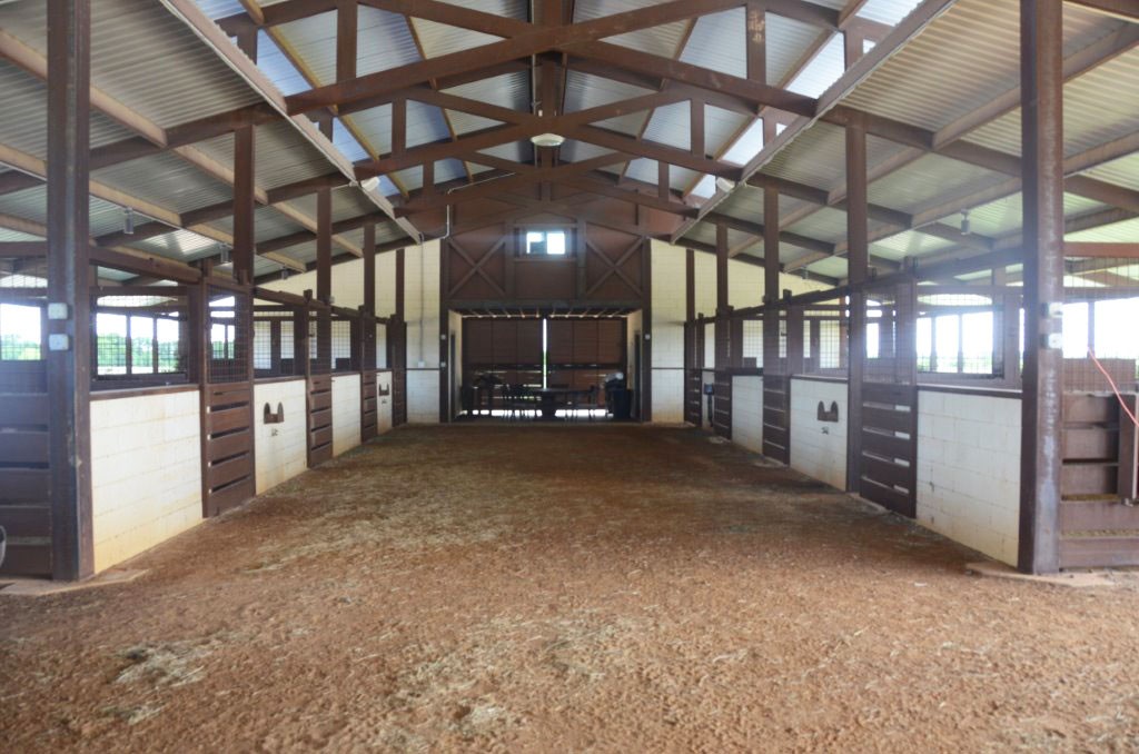Polo barn interior