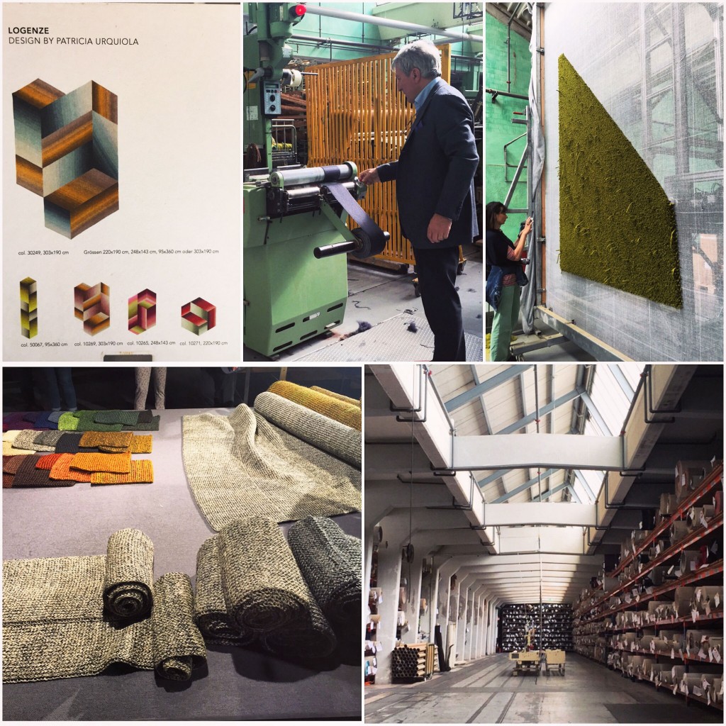 Highlights of the Ruckstuhl Carpeting factory tour.