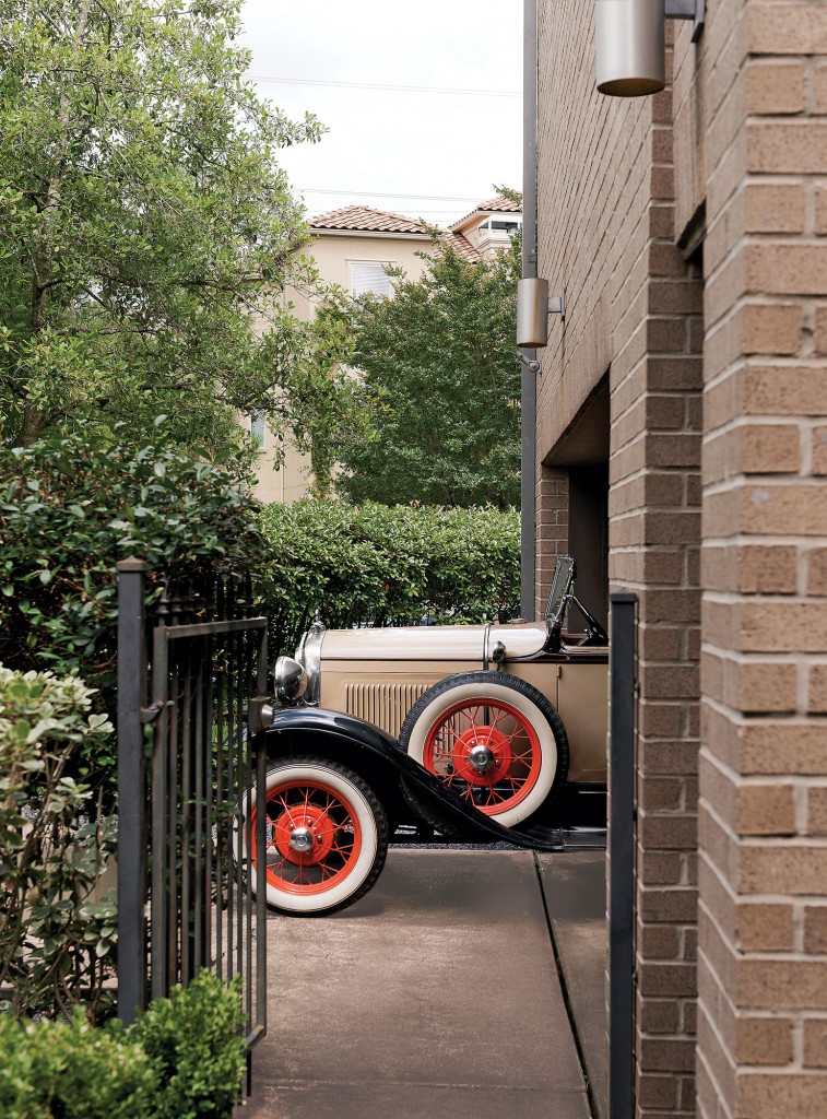 Gordon and his brothers inherited the 1930 Ford Model A Deluxe Roadster from his maternal grandfather. He is the only one who can comfortably drive the car — which, he explains, “was not built for tall people.”