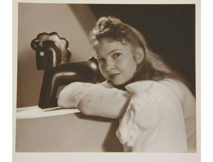 The late Houston artist's portfolio from her days as a model, circa late 1930s. (Dorothy Hood Archives, Art Museum of South Texas, Corpus Christi.)