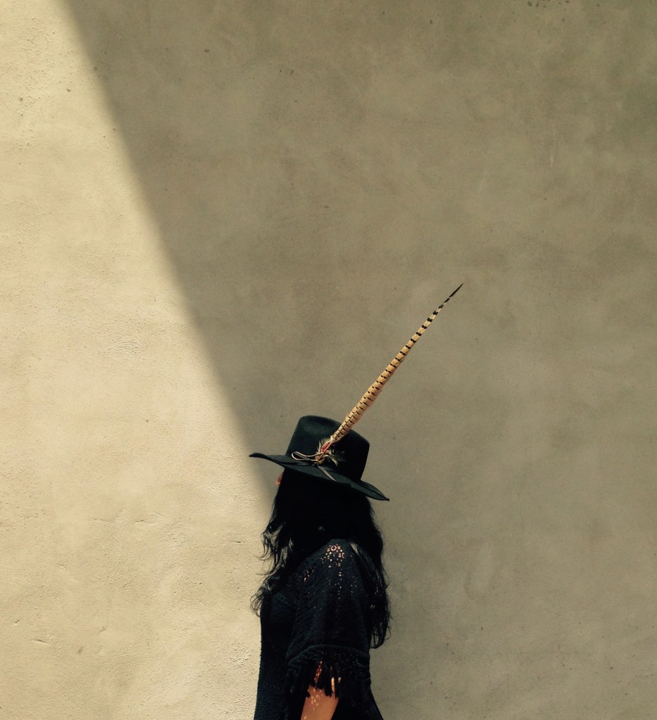 My vintage Stetson was perfect for the Marfa sun.